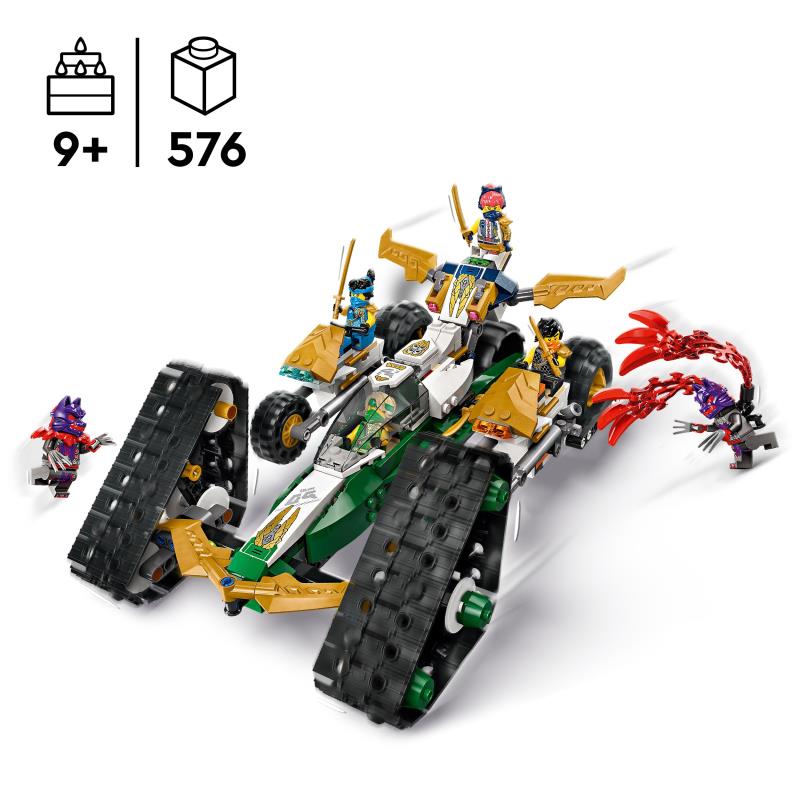 LEGO Ninjago - 71820 - Veículo Combinado da Equipa Ninja