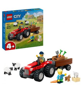 LEGO City - 60461 - Trator Agrícola com Reboque e Ovelhas