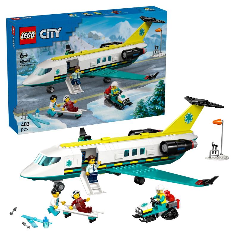 LEGO City, Avião de Ambulância Aérea de Emergência - 60465 