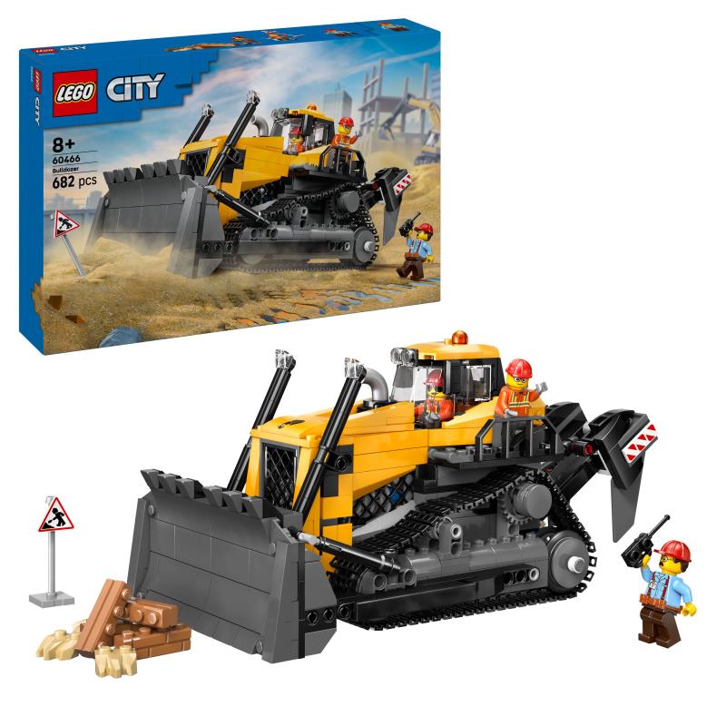 LEGO City - 60466 - Buldózer Amarelo