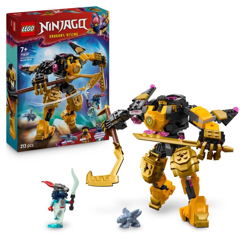 LEGO Ninjago - 71839 - Mech de Batalha Spinjitzu do Arin