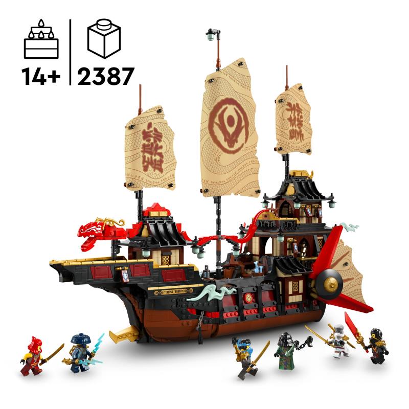 LEGO Ninjago - 71848 - O Navio Pirata do Templo