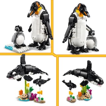 LEGO Creator, Animais Selvagens: Família de Pandas - 31165 