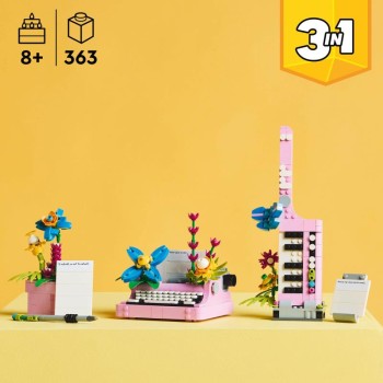 LEGO Creator - 31169 - Máquina de Escrever com Flores