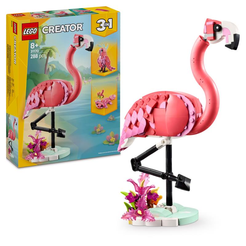 LEGO Creator - 31170 - Animais Selvagens: Flamingo Cor-de-rosa