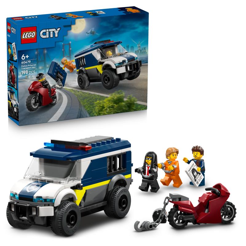 LEGO City - 60479 - Carrinha de Transporte de Prisioneiros da Polícia