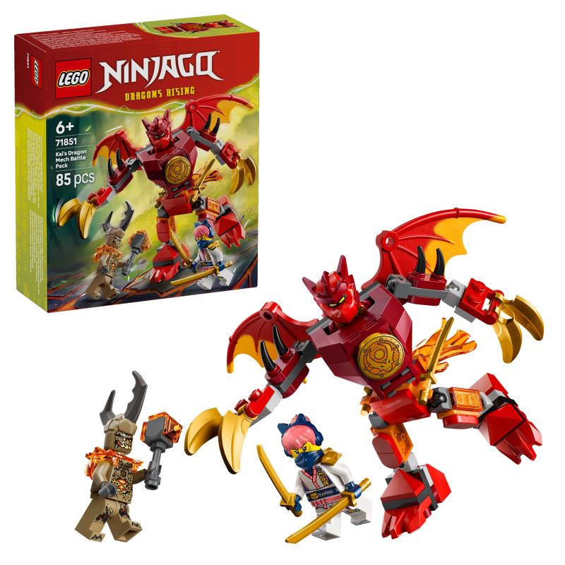 LEGO Ninjago - 71851 - Pack de Batalha do Robô Dragão do Kai
