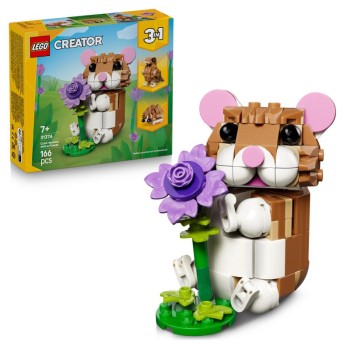 LEGO Creator - 31376 - Hamster Adorável Com Flor