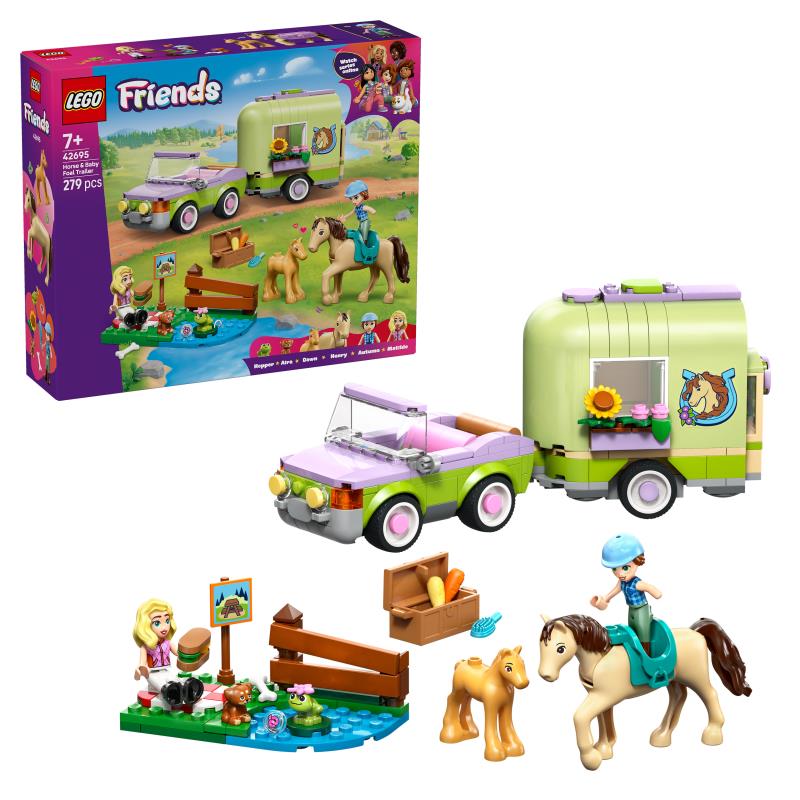LEGO Friends - 42695 - Reboque Para Cavalo e Potro