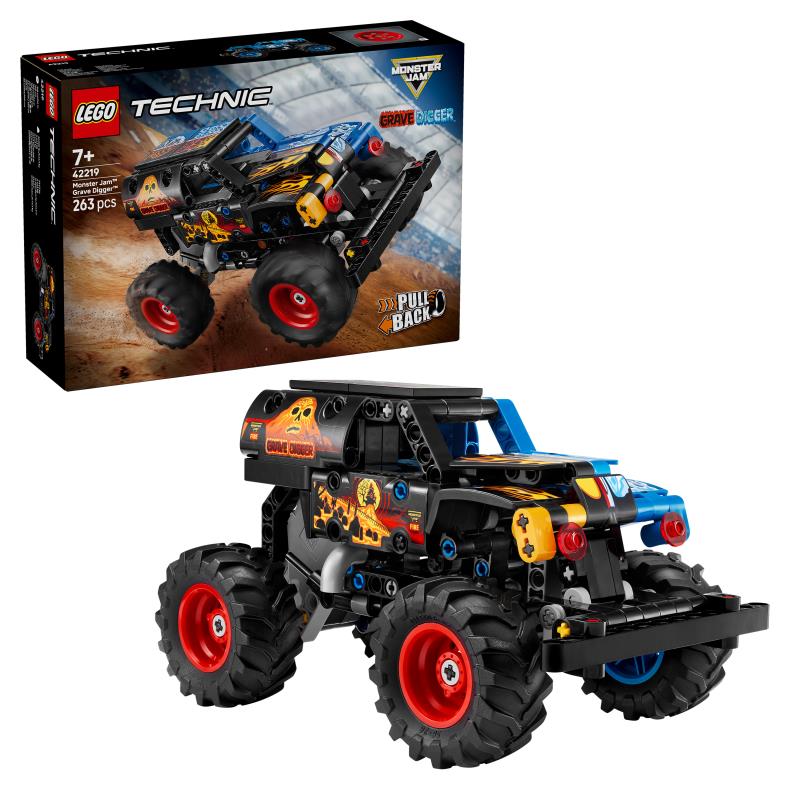 LEGO Technic - 42219 - Monster Jam™ Grave Digger™ Fogo e Gelo