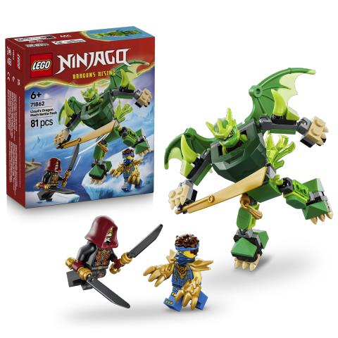 LEGO Ninjago, Pack de Batalha do Robô Dragão do Lloyd - 71862