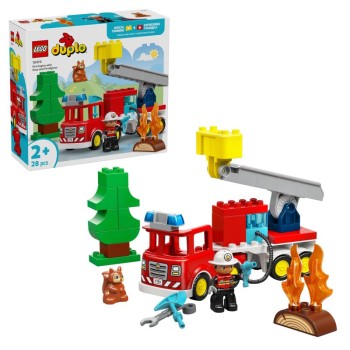 LEGO Duplo - 10473 - Camião dos Bombeiros com Mangueira e Bombeiro