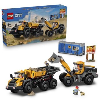 LEGO City, Camião Basculante e Empilhadora Frontal - 60494