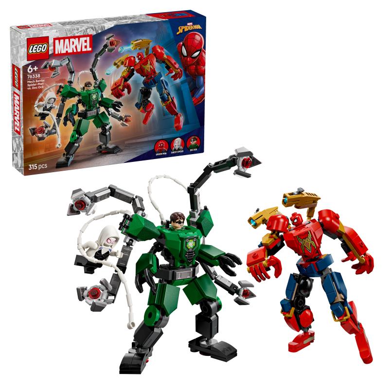 LEGO Marvel - 76338 - Batalha de Robôs: Spider-Man contra Doc Ock