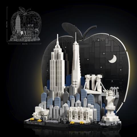 LEGO Architecture, Cidade de Nova Iorque – A Grande Maçã -  21066