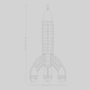 LEGO Ideas 075, Foguetão Lunar de Tintin® - 21367