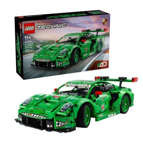 LEGO Technic - 42224 - Carro Porsche 911 GT3 R REXY AO Racing