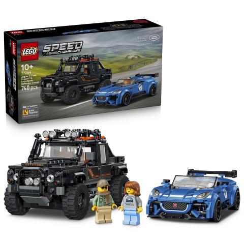 LEGO Speed - 77264 - Jaguar Project 7 e Land Rover Defender
