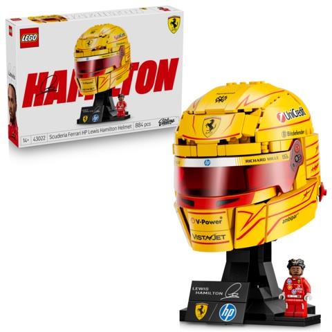 LEGO Editions F1: Capacete Scuderia Ferrari HP de Lewis Hamilton - 43022