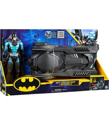 Batmobile com figura de 30cm - 6058417 - SPin Master