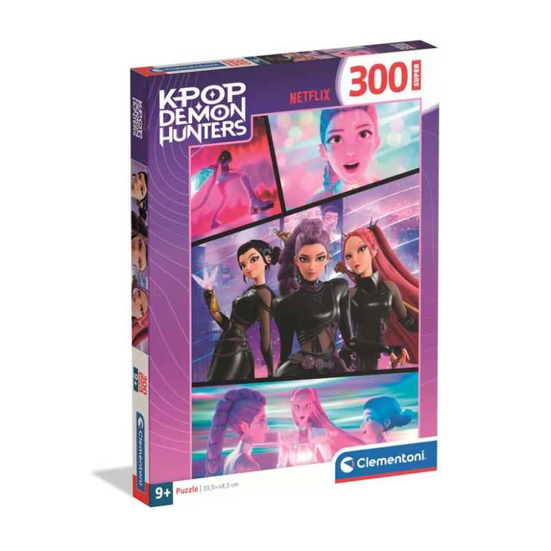 Puzzle Super Kpop Demon Hunters - 300 Peças - 21760 - Clementoni