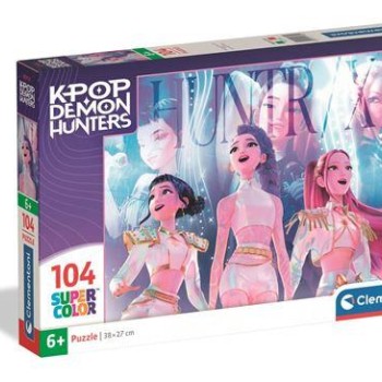Puzzle K-pop Demon Hunters: Huntr/x - 104 Peças - Clementoni - 21762