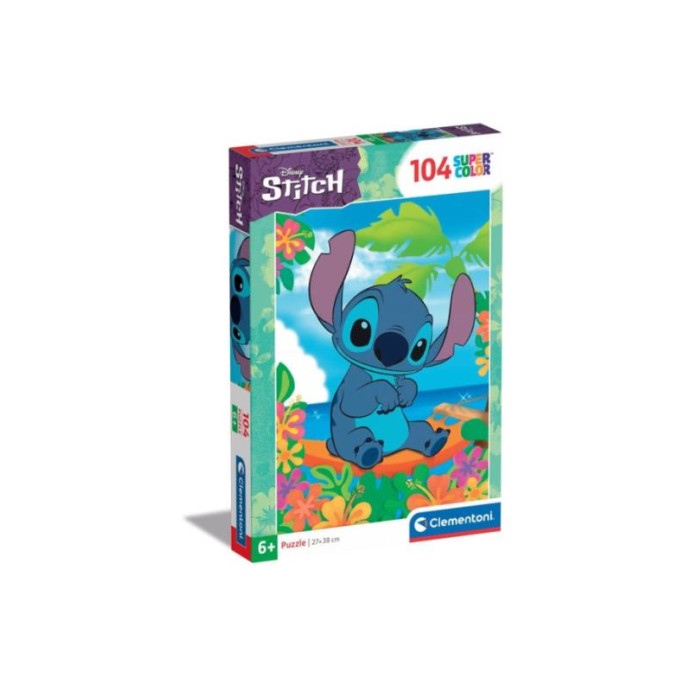 Puzzle 104 peças, Stitch - 25755 - Clementoni