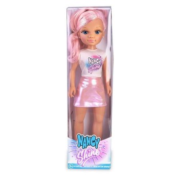 Nancy Boneca Shine Rosa - NAC70000 - Famosa