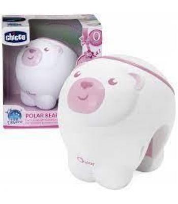 CHICCO - Projetor Urso polar rosa - 11558 