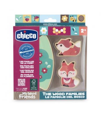 Mãe raposa e Filho em madeira - 12208 - CHICCO