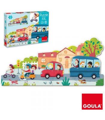  Goula Puzzle XXL Veiculos 18 Peças - 453428