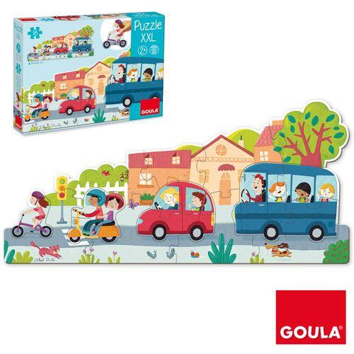  Goula Puzzle XXL Veiculos 18 Peças - 453428