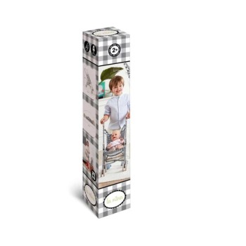 Carro bonecas xadrez - 65164 - La Nina 