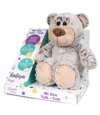 Urso peluche de 35cm falante - 760020370 - Famosa 