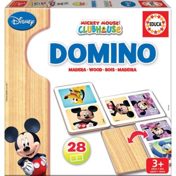 Educa - Domino Madeira Mickey/Minnie - 16037 