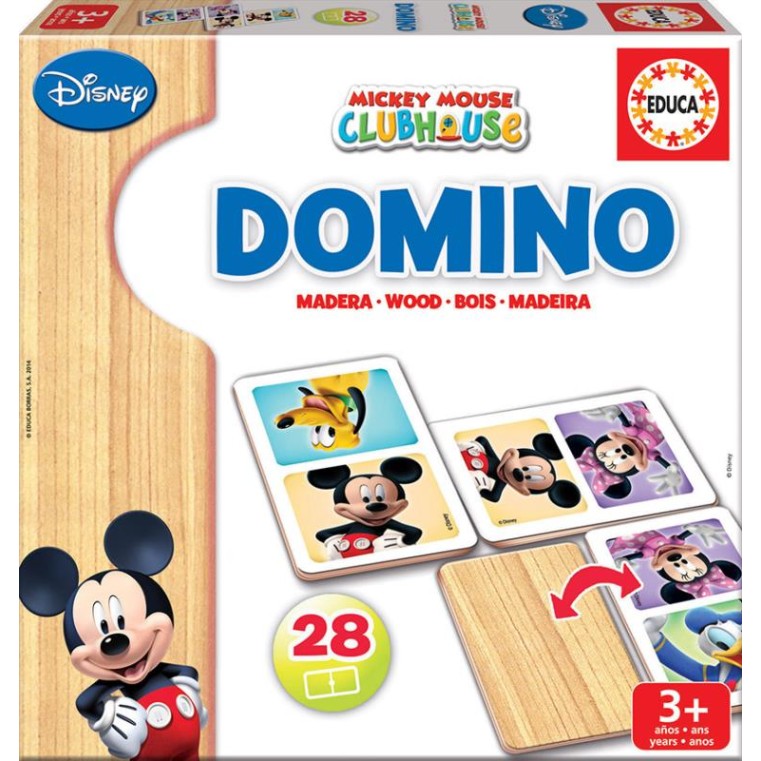 Educa - Domino Madeira Mickey/Minnie - 16037 