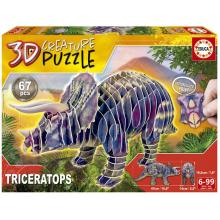 Educa Puzzle 3D - 19183 - Triceratops