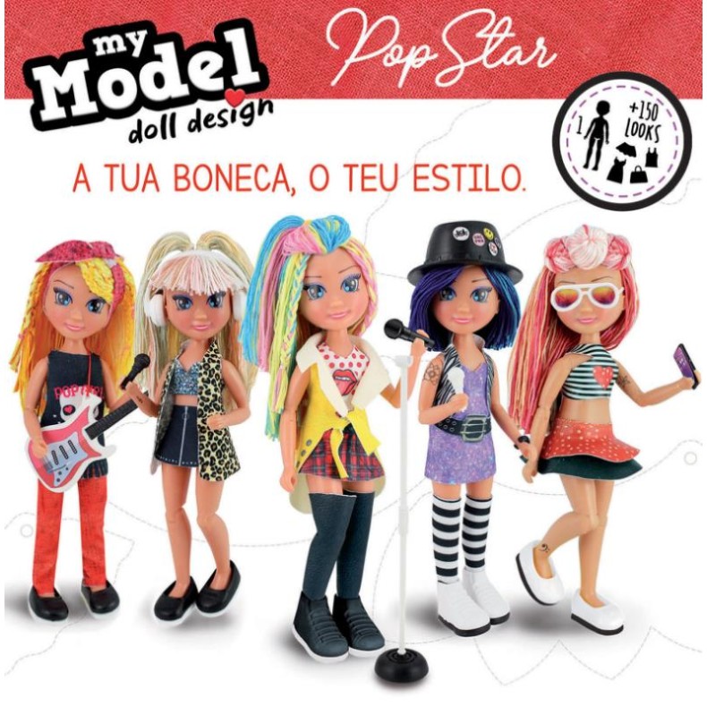 Educa - Boneca My Model Doll Design Pop Star - 19203 