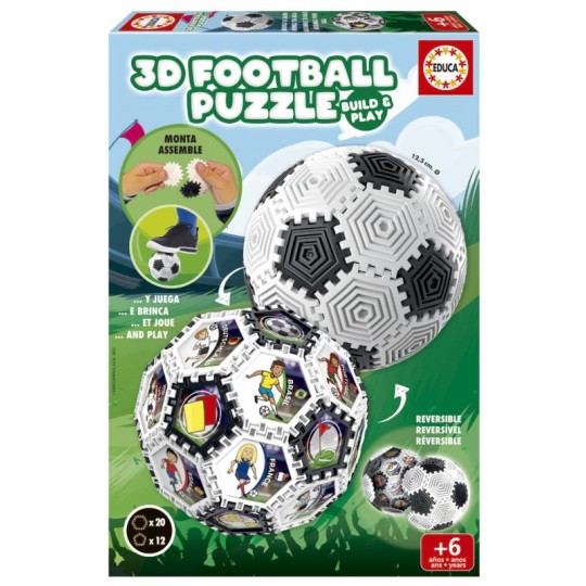 Educa Puzzle 3D Bola Futebol - 19210 