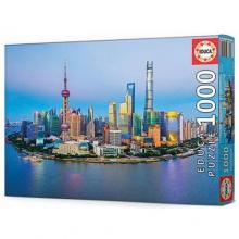 Educa Puzzle 1000 peças - 19254 - Shanghai ao Entardecer