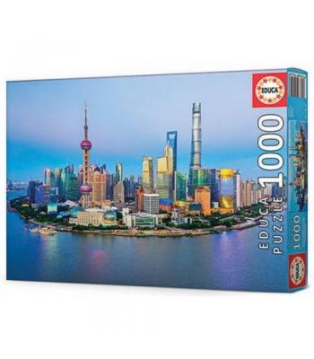 Educa Puzzle 1000 peças - 19254 - Shanghai ao Entardecer