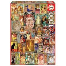 Educa Puzzle 1000 peças - 19258 - Colagem de Arte Nova