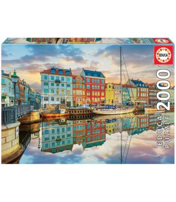 Educa Puzzle 2000 peças - 19278 - Porto De Copenhaga