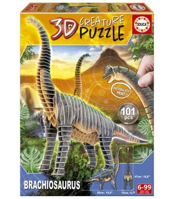 Puzzle 3D, Brachiosaurus - 19383 - Educa