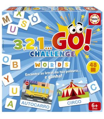 EDUCA - 3, 2, 1... Go! Challenge Words - Jogo de mesa - 19422