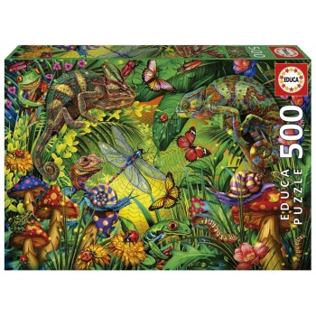 Educa Puzzle 500 peças, Bosque de Cores - 19551 
