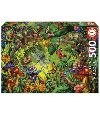 Educa Puzzle 500 peças, Bosque de Cores - 19551 