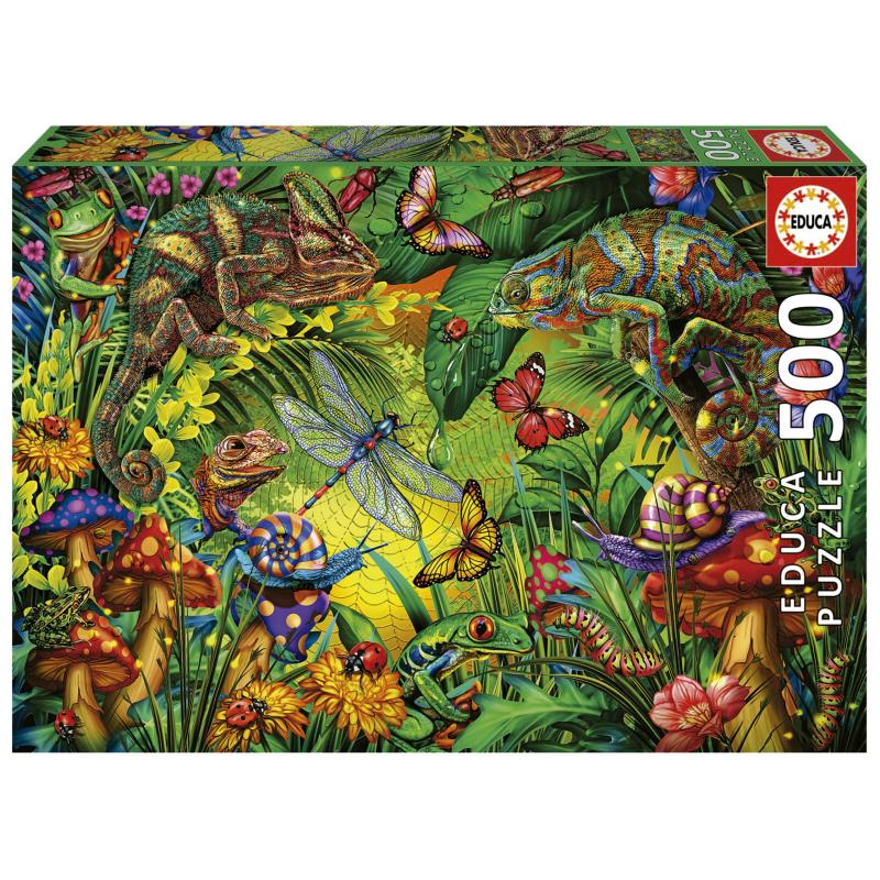 Educa Puzzle 500 peças, Bosque de Cores - 19551 