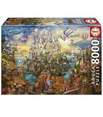 Educa Puzzle 8000 peças - Cidade dos Sonhos - 19570 