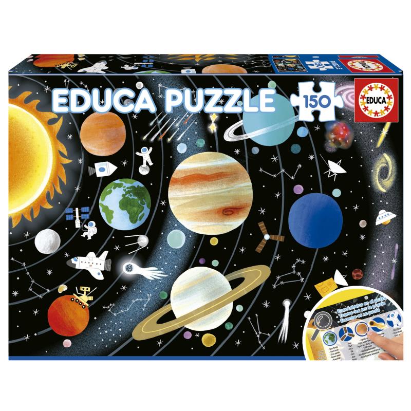 Educa Puzzle 150 peças, Sistema Solar - 19584 